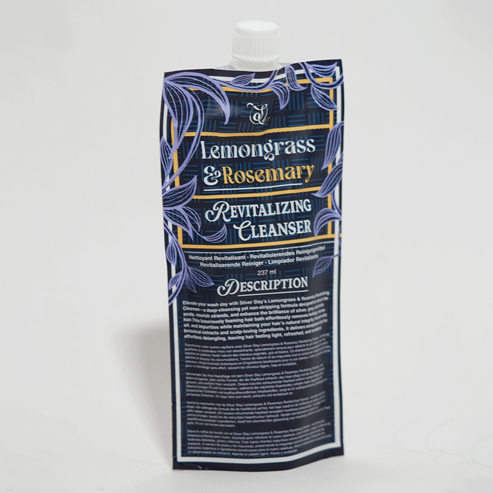 Ecoslay Lemongrass & Rosemary Revitalizing Cleanser 8oz-Clarifying Shampoo-Beauty and hair supply