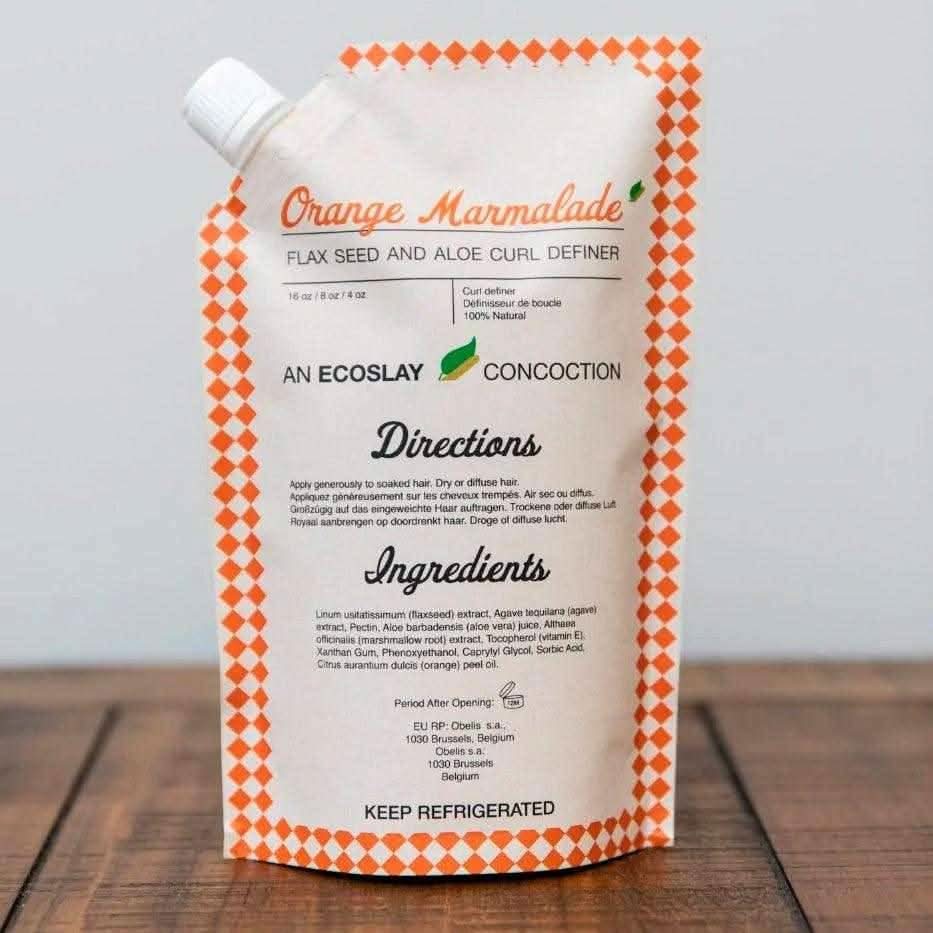 Ecoslay Orange Marmalade Flaxseed and Aloe Curl Definer-Gel-Beauty and hair supply