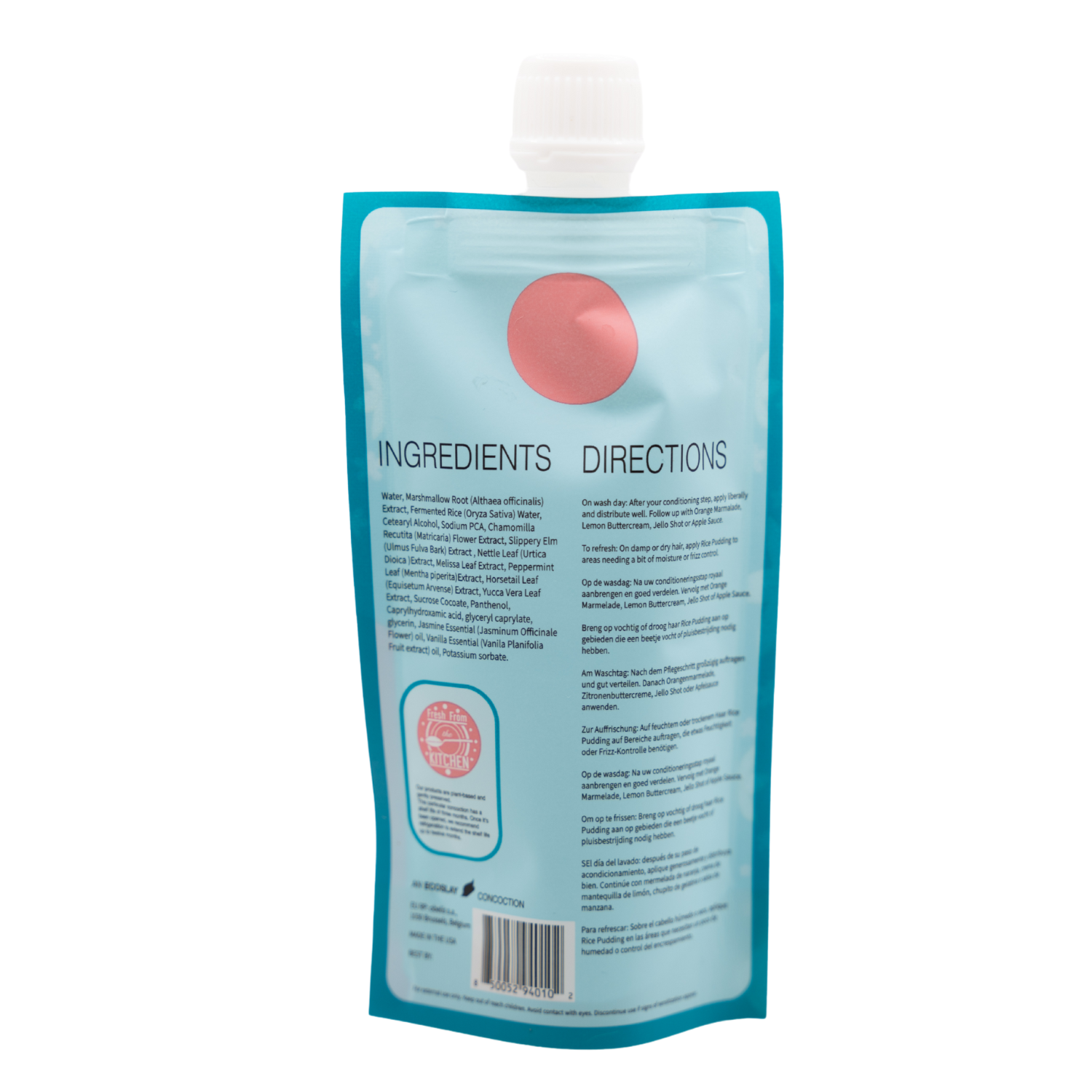 Ecoslay Rice Pudding Leave-In Conditioner and Moisturizer 237ml-Leave-in Conditioner-Beauty and hair supply