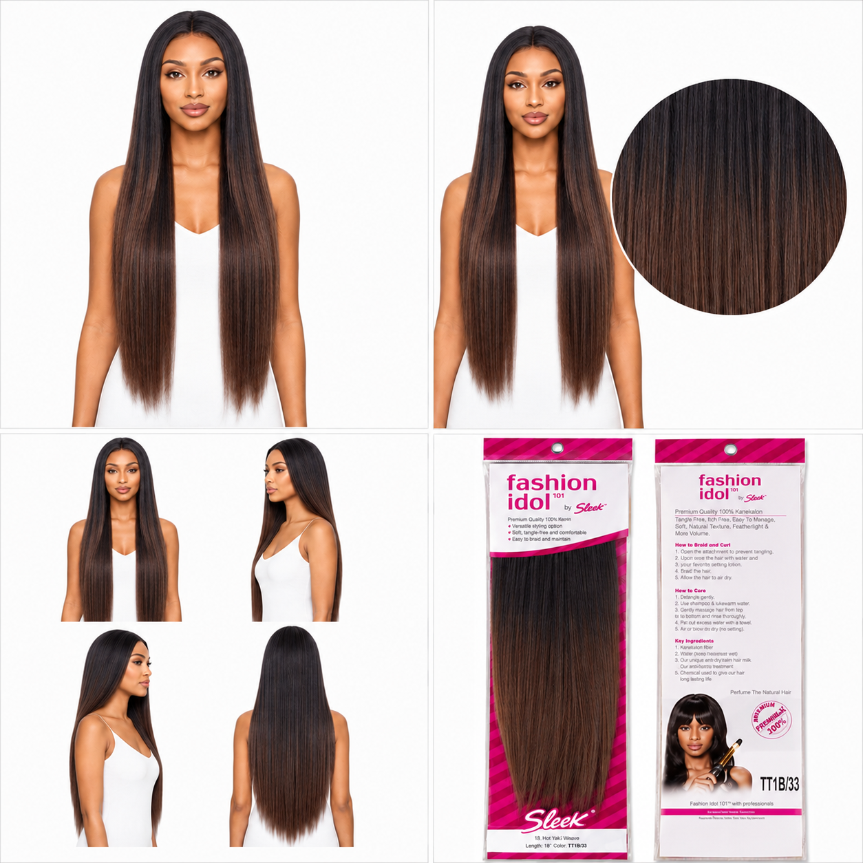 Sleek Fashion Idol 101 Weave Hair Extensions 16