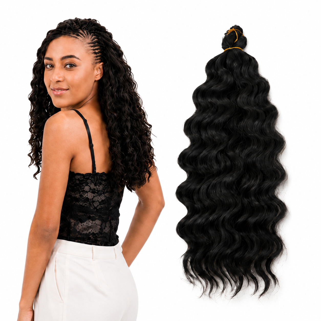 Kuknus Synthetic Carribean Bulk Braids 20"