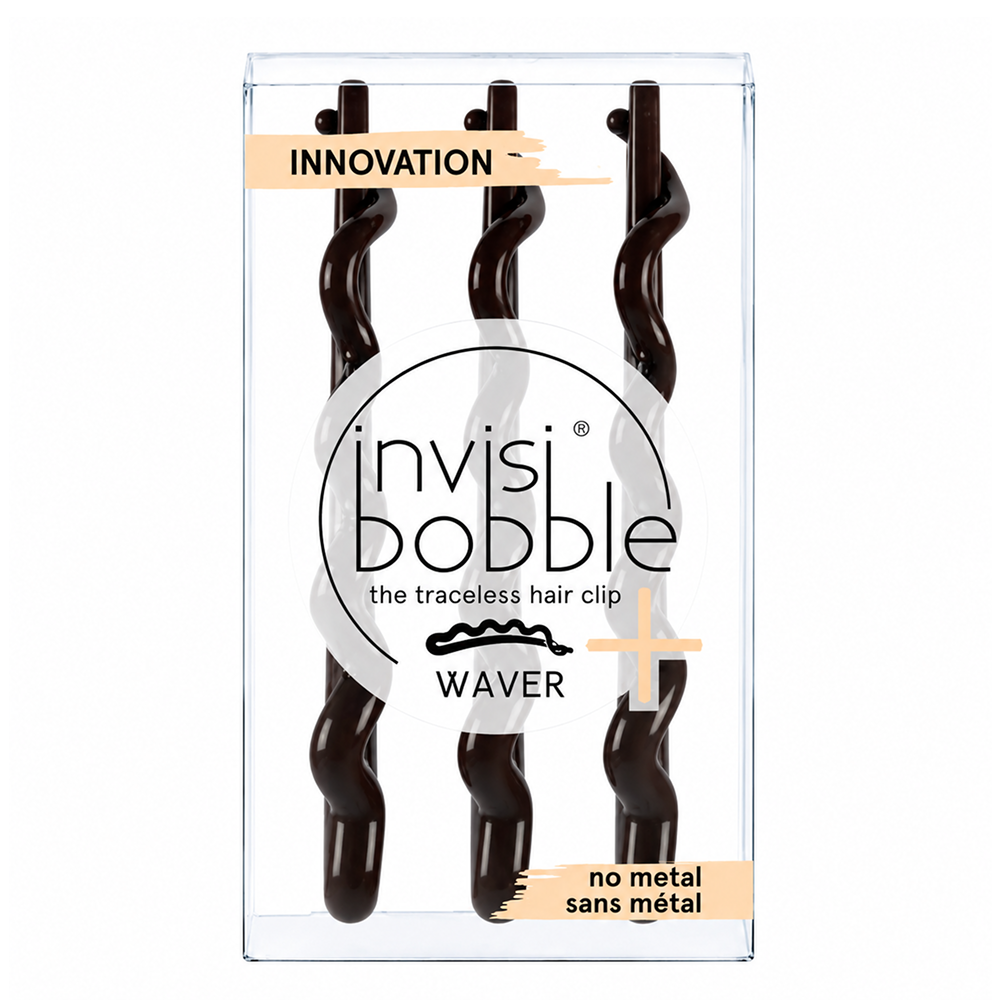 Invisibobble Hair Clips Waver Plus Pretty Dark 3Pieces