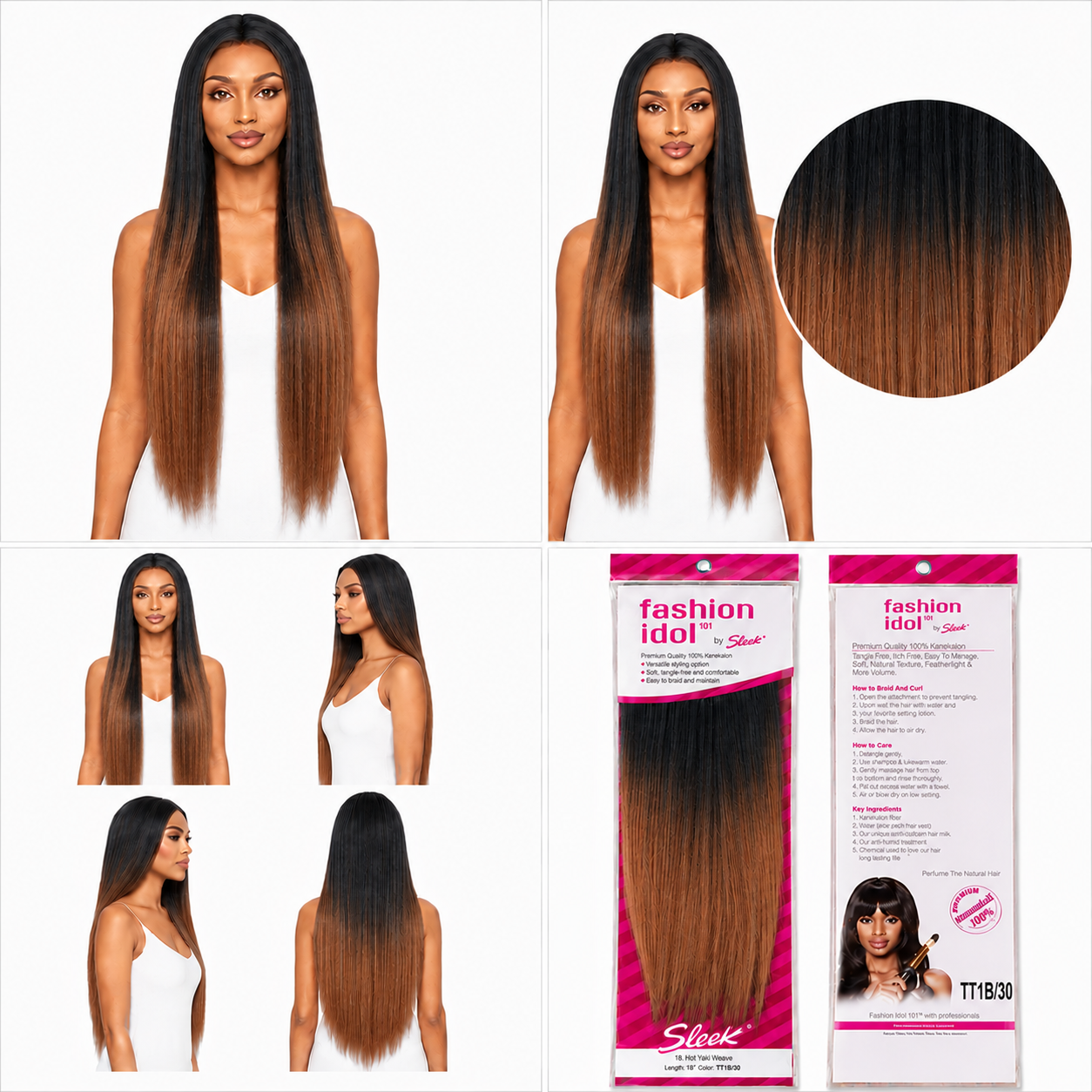 Sleek Fashion Idol 101 Weave Hair Extensions 16
