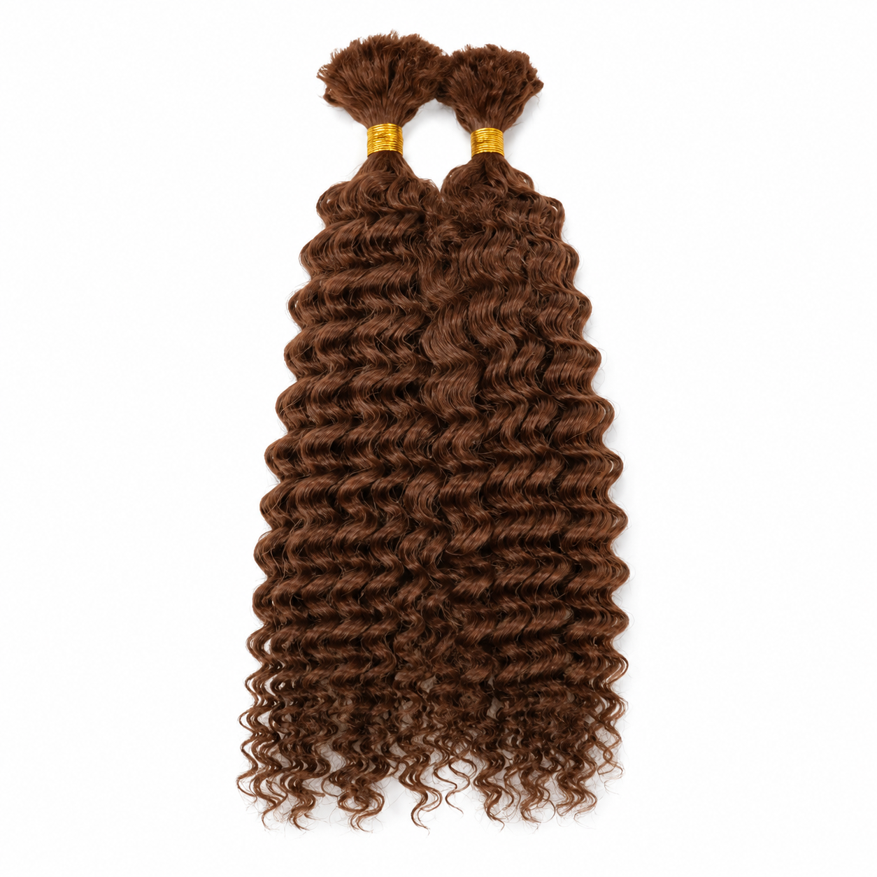 Kuknus Human Hair Blend Boho Water Wave Bulk 22"