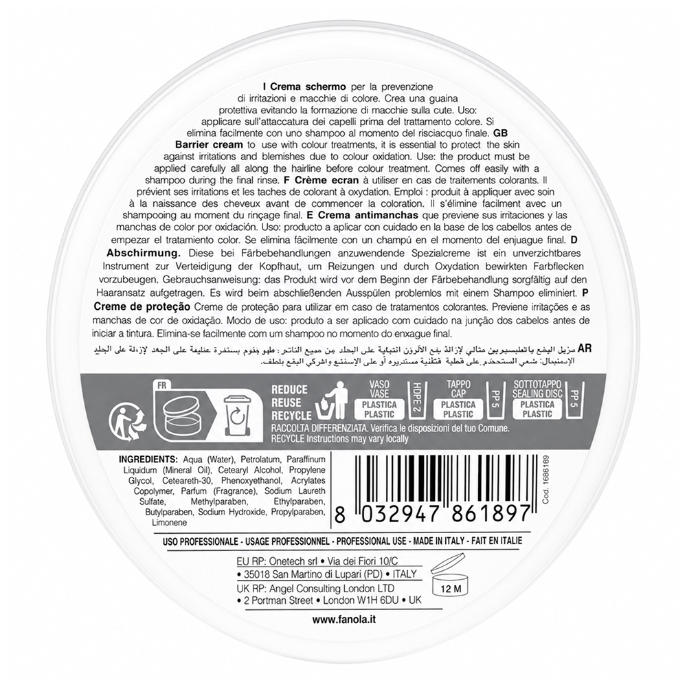 Fanola Barrier Cream 150ml-Barrier Cream-Beauty and hair supply