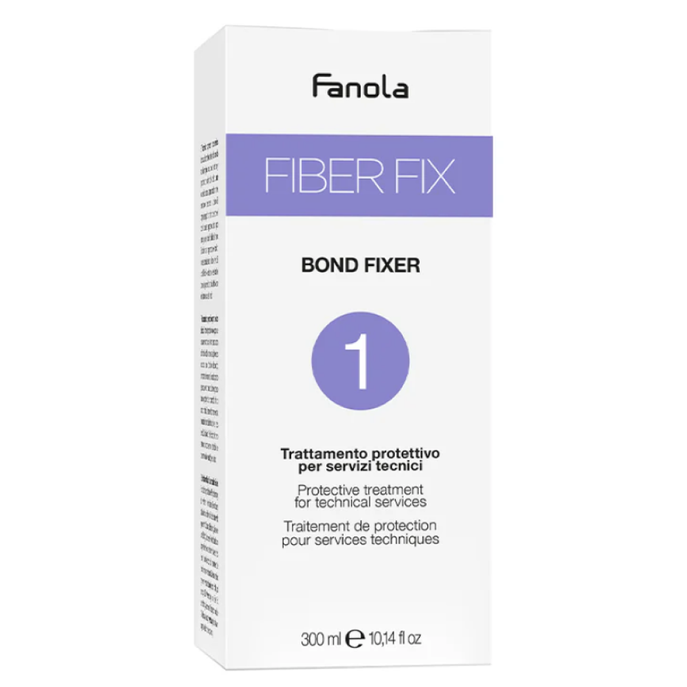 Fanola Fiber Fix Bond Fixer 1 Protective Treatment 300ml-Bond Repair Treatment-Beauty and hair supply