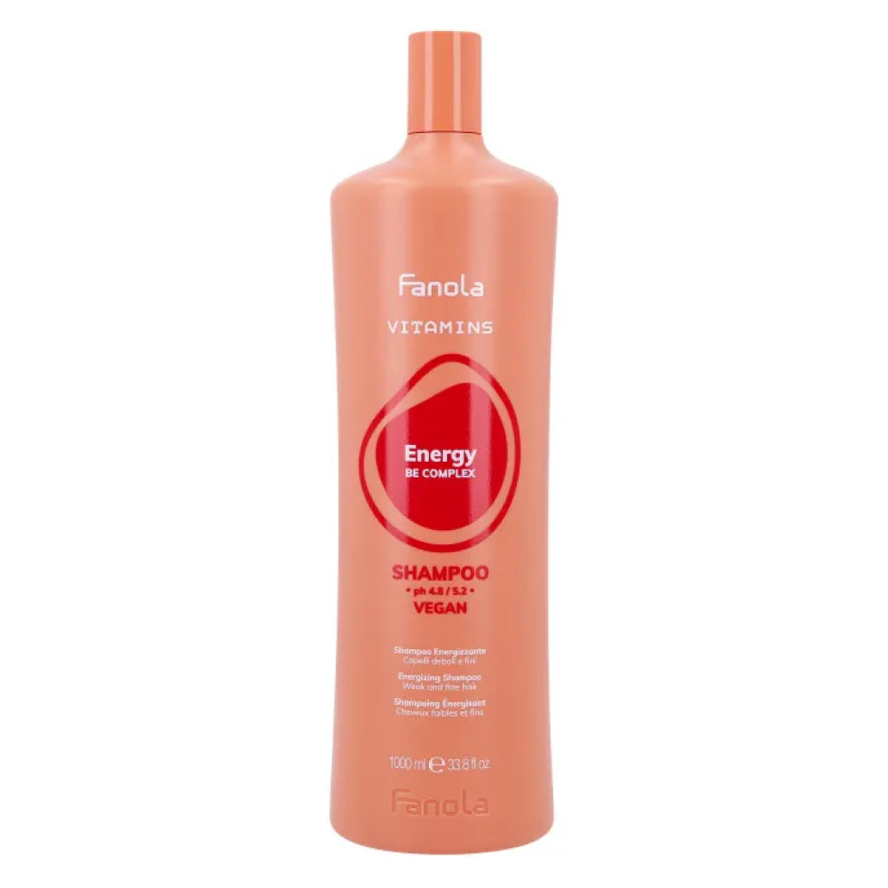 Fanola Hair Loss Energizing Vitamins Shampoo-Repairing Shampoo-Beauty and hair supply