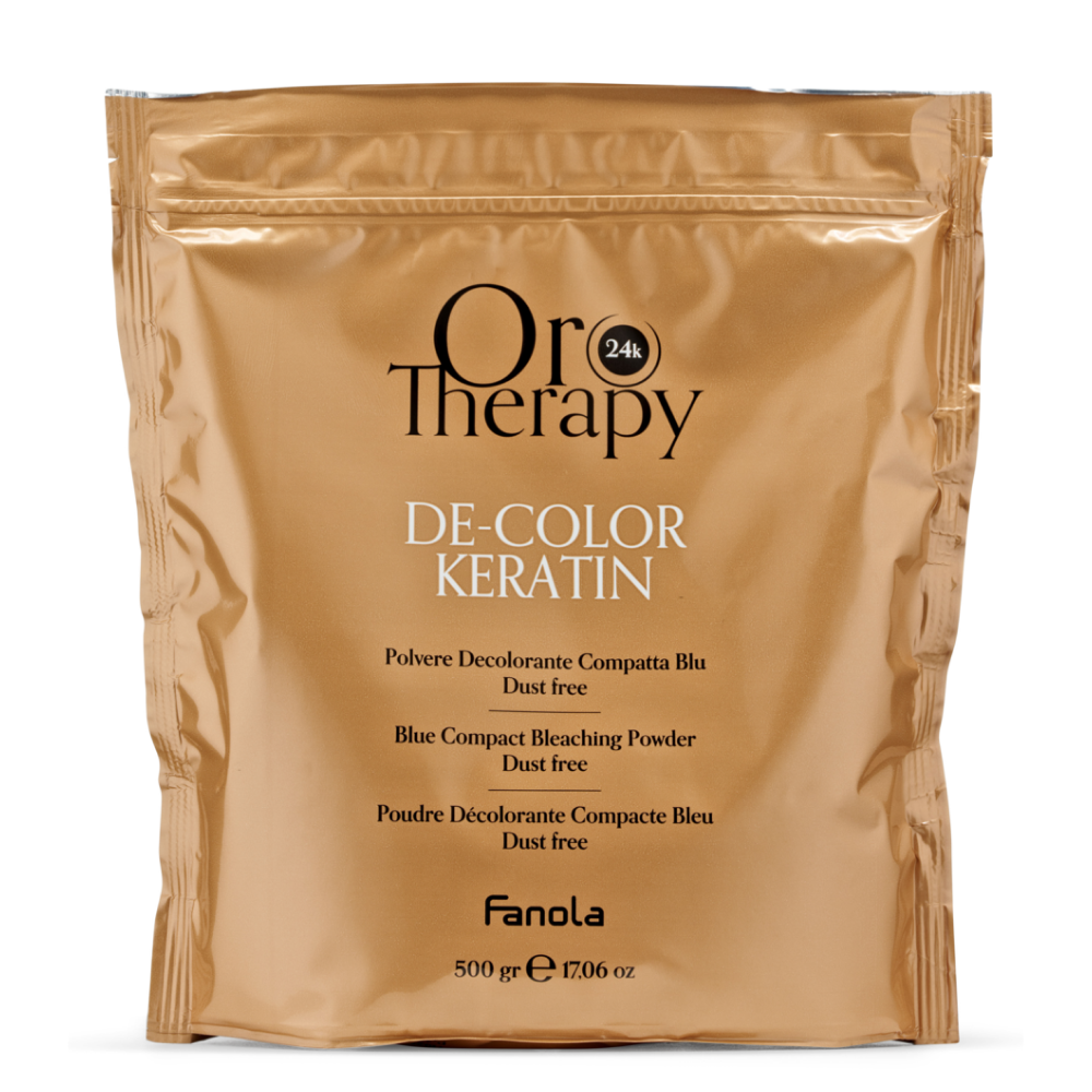 Fanola Keratin Oro Therapy Bleach 500g-Bleaching Powder-Beauty and hair supply