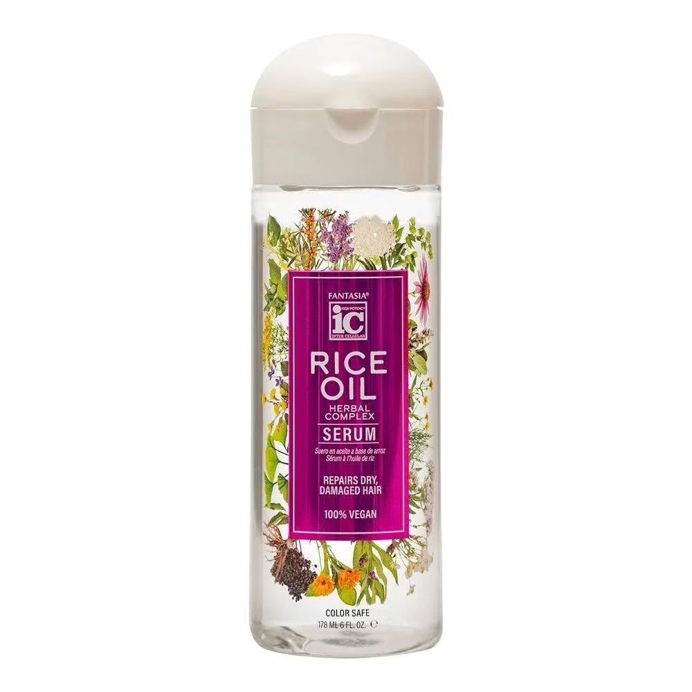 Fantasia IC Rice Oil Serum 6oz-All-Beauty and hair supply