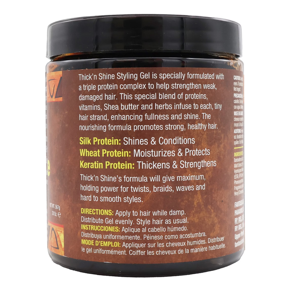Fantasia IC Thick N Shine Gel 16oz-All-Beauty and hair supply
