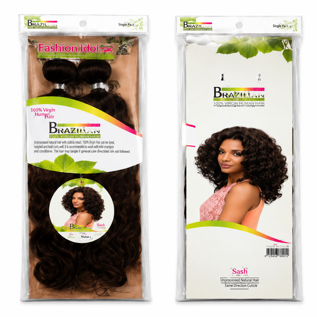 Sleek Fashion Idol 101 Peru Natural Weave Brazilian Hair 18