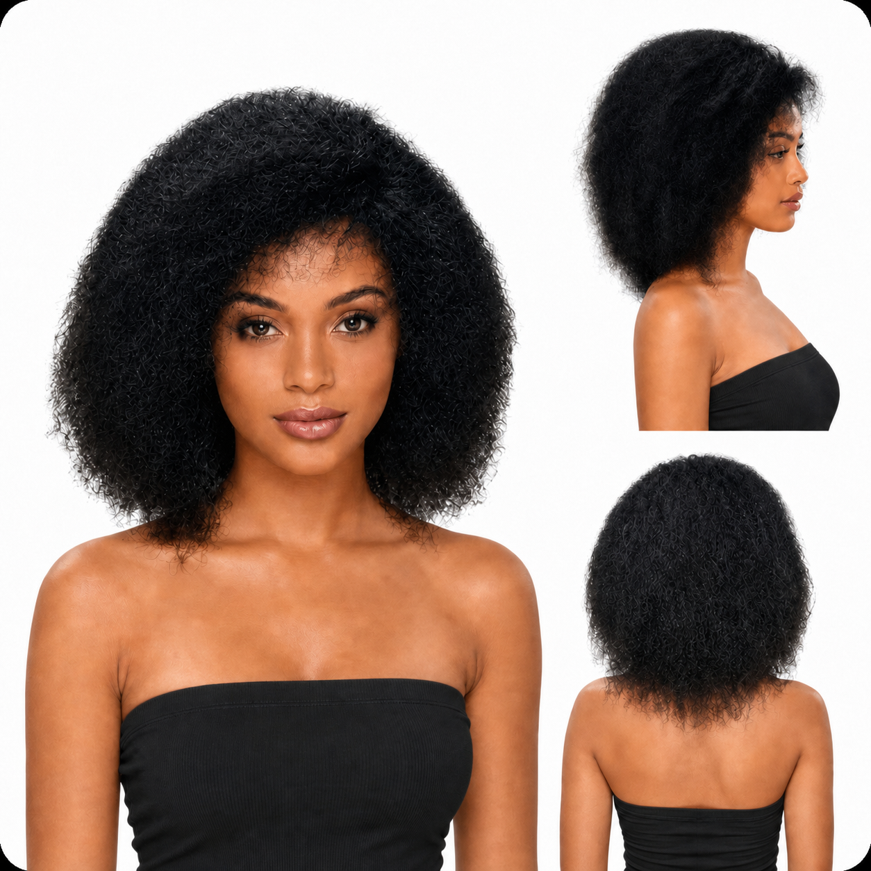 Black Angel Style Lulu Wig Synthetic Hair