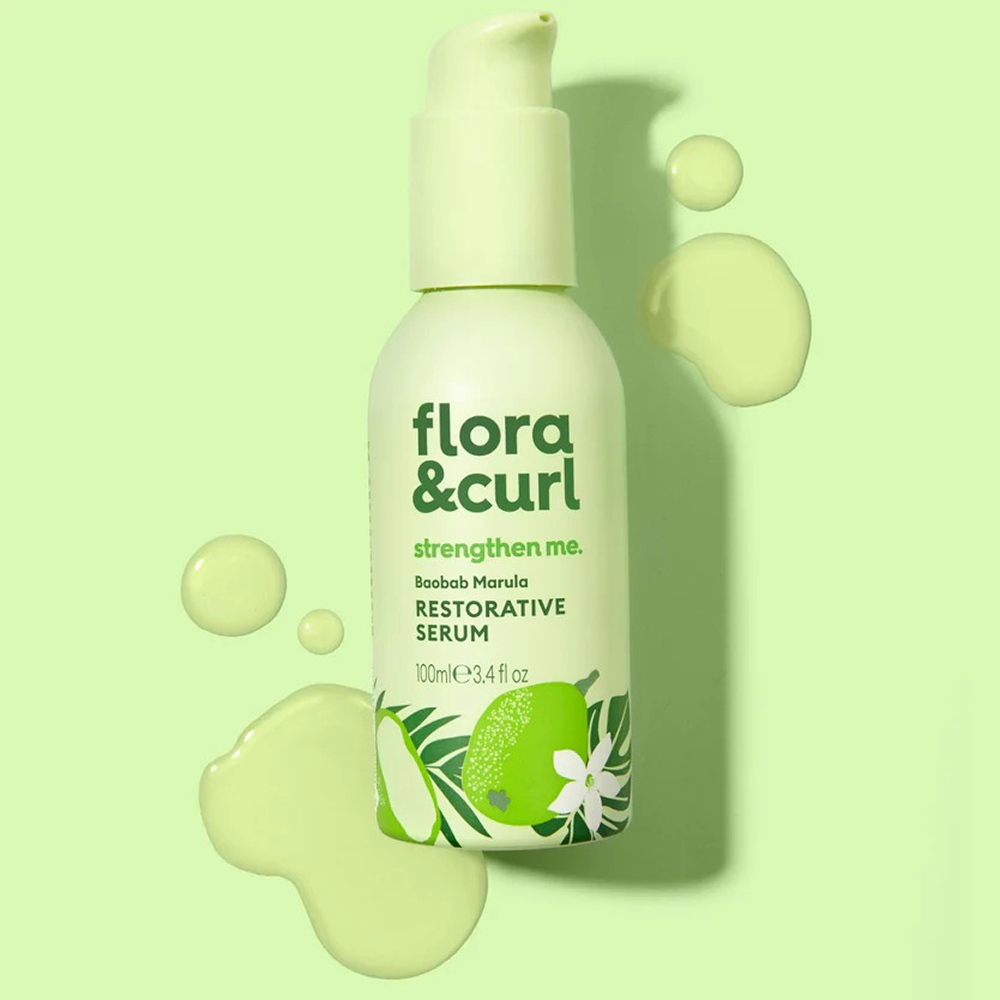 Flora & Curl Baobab Marula Restorative Serum 100ml-Hair Serum-Beauty and hair supply