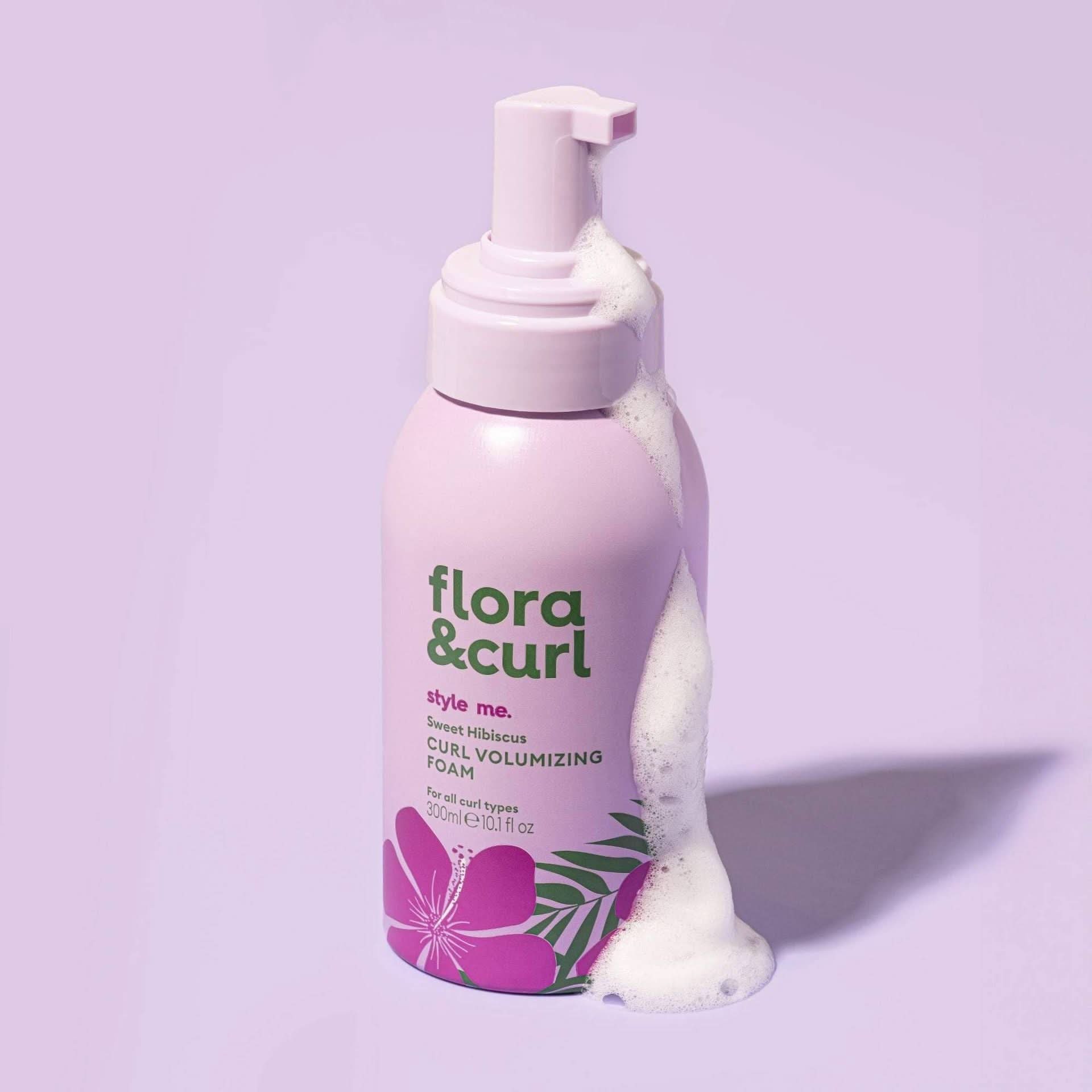 Flora & Curl Style Me Sweet Hibiscus Curl Volumizing Foam 300ml-Volumizing Foam-Beauty and hair supply