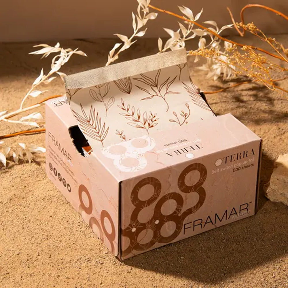 Framar 5x11 Pop-Up Foil 500 Sheets-Foil Sheets-Beauty and hair supply