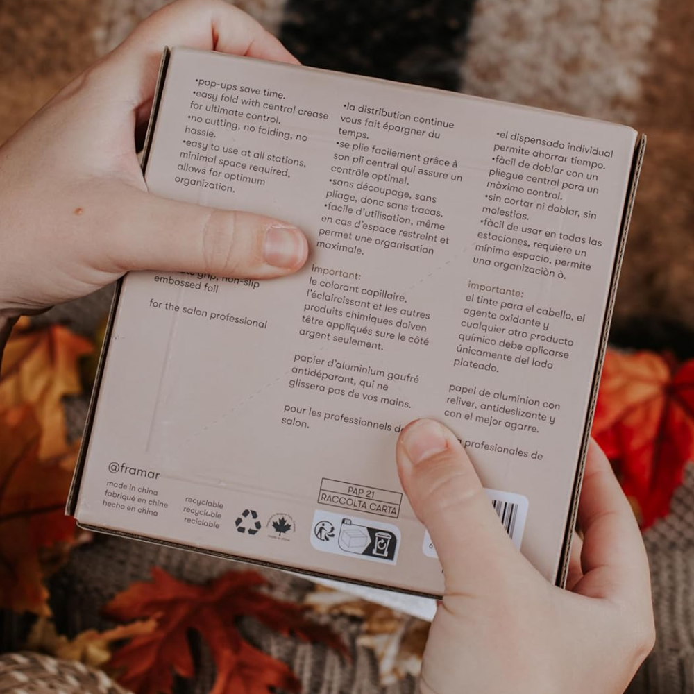 Framar 5x11 Pop-Up Foil 500 Sheets-Foil Sheets-Beauty and hair supply
