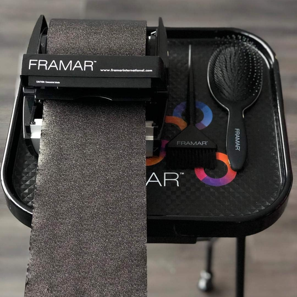 Framar Black Foil Roll 12.7cm x 100.58m-Hair Foil-Beauty and hair supply