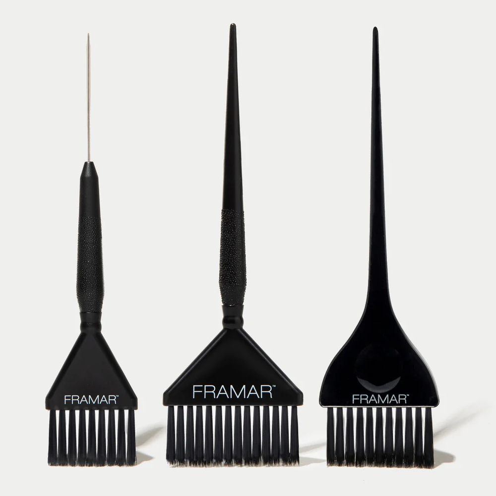Framar Family Pack Brush Set Golden Hour Limited Edition-Hair Color Brush-Beauty and hair supply