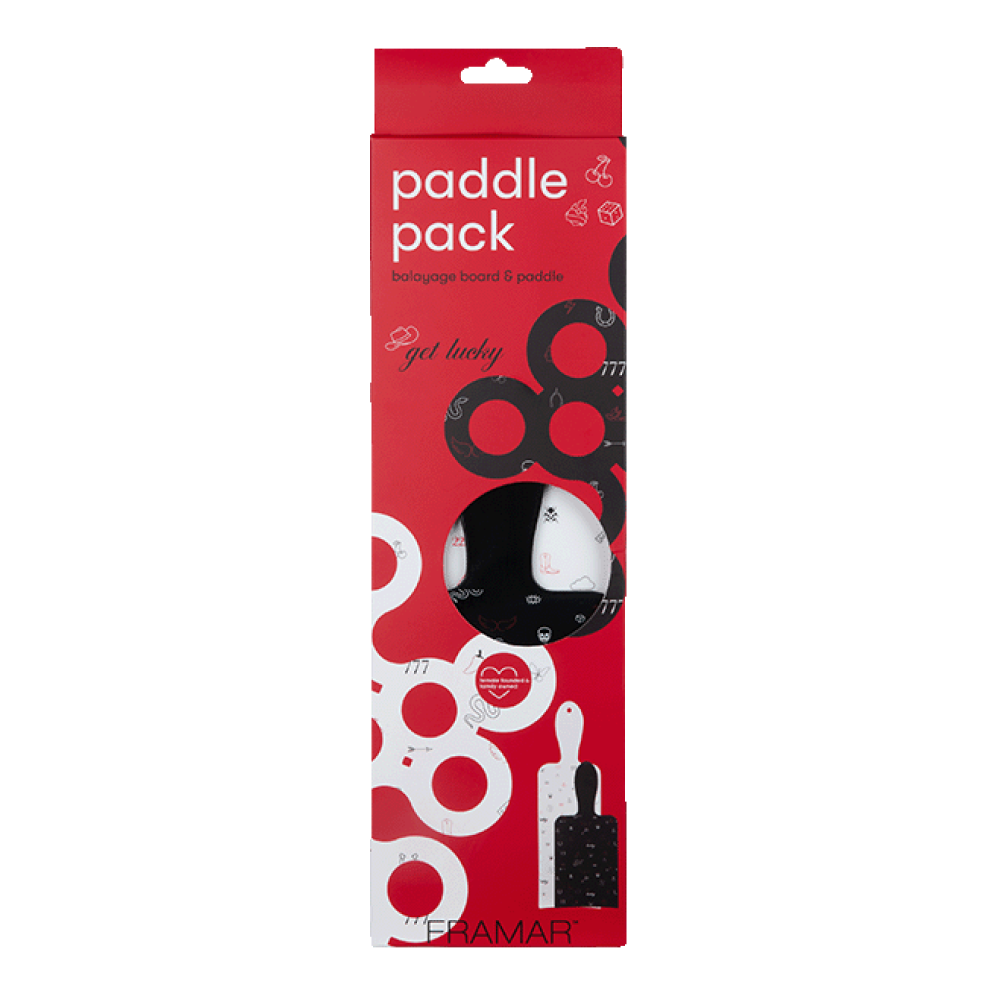 Framar Get Lucky Paddle Pack-Paddle Brush-Beauty and hair supply
