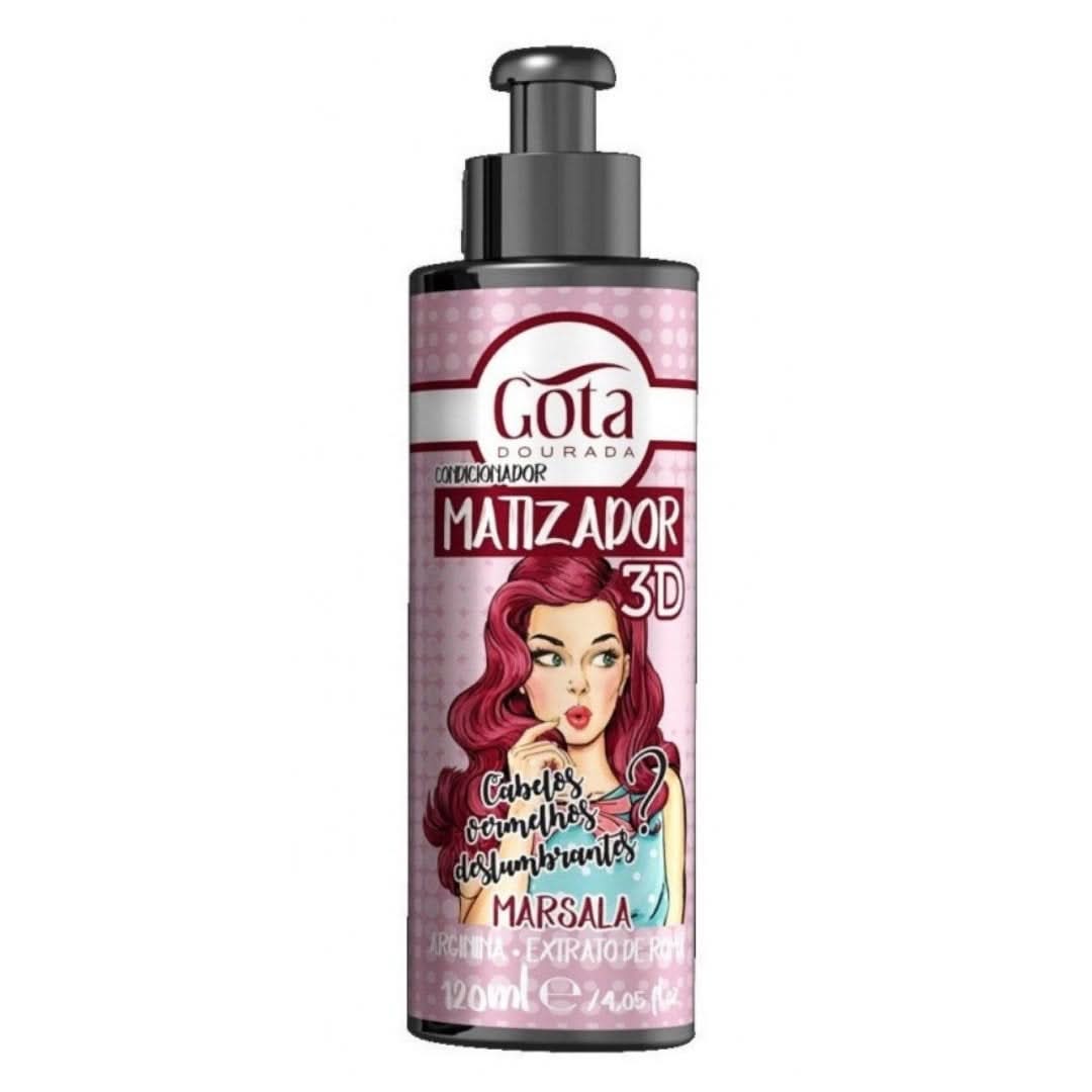 Gota Dourada 3D Toner 120ml-Toning Conditioner-Beauty and hair supply