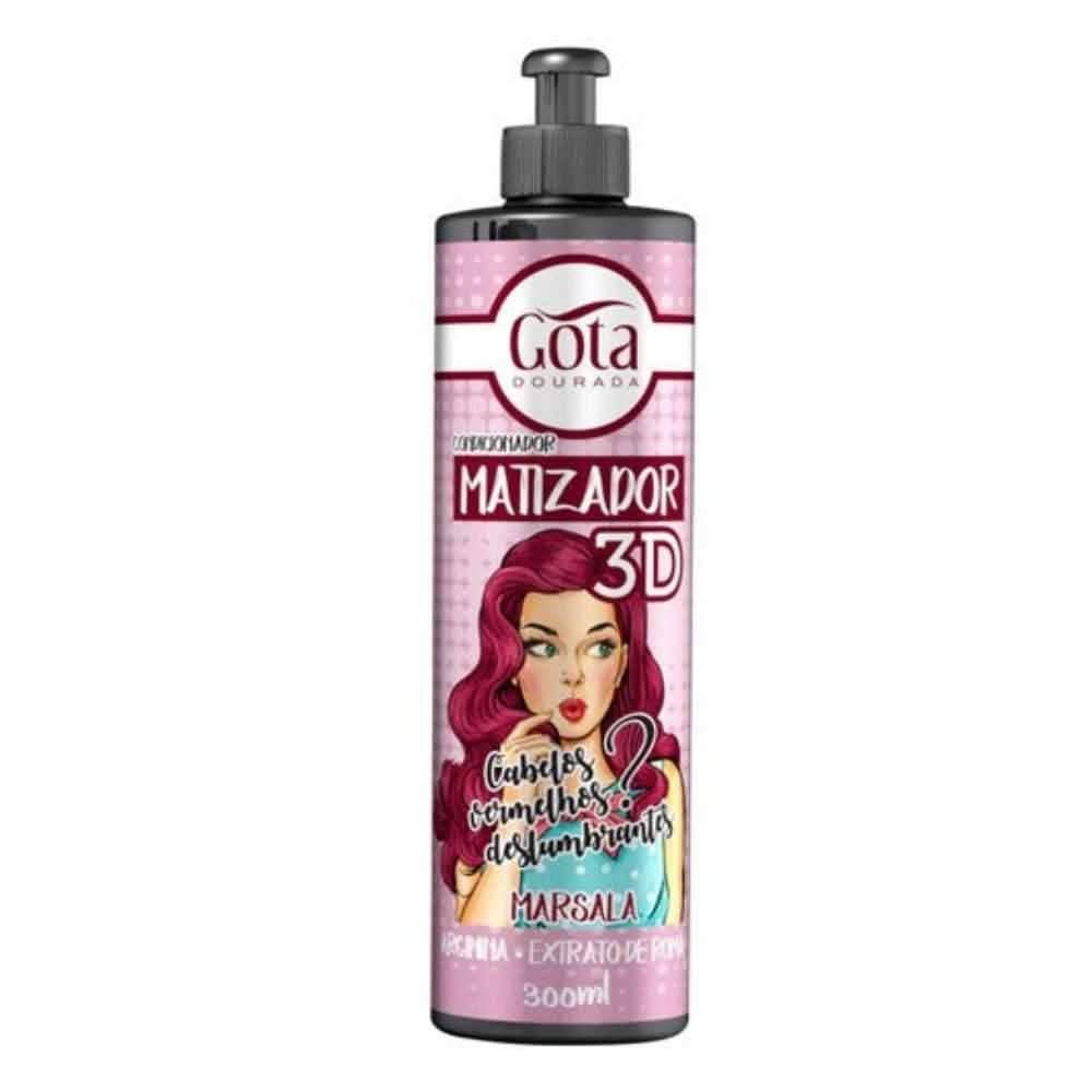 Gota Dourada 3D Toner 300ml-Toning Conditioner-Beauty and hair supply