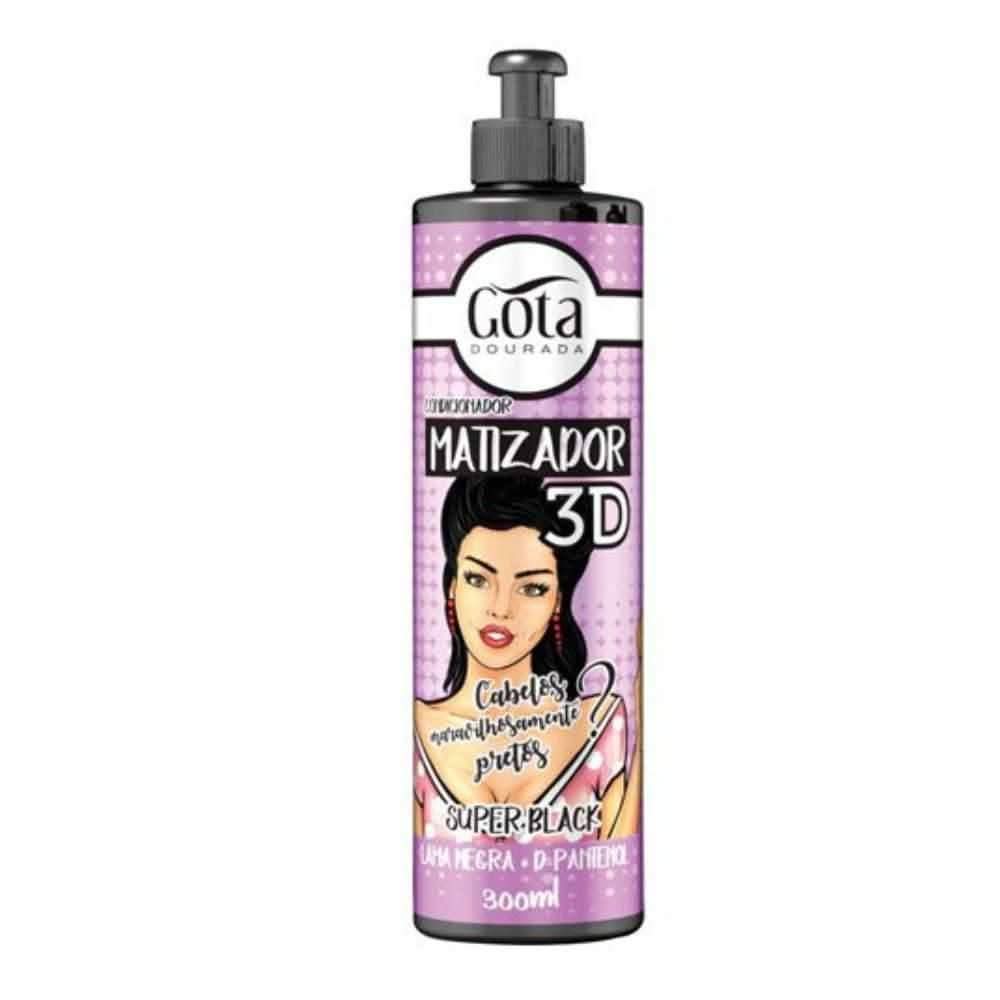Gota Dourada 3D Toner 300ml-Toning Conditioner-Beauty and hair supply