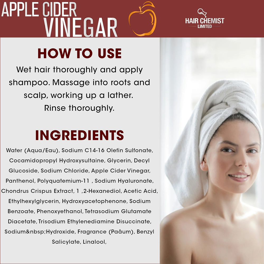 Hair Chemist Apple Cider Vinegar Shampoo 33oz-All-Beauty and hair supply