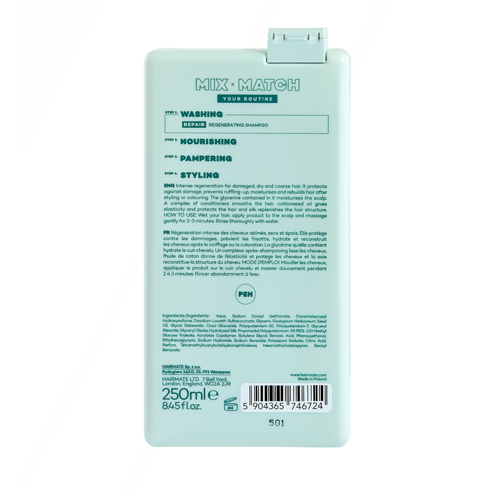Hairmate Repair Shampoo-Repairing Shampoo-Beauty and hair supply