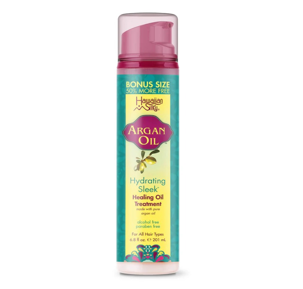 Hawaiian Silky Argan Healing Oil Treatment 6.8 oz-Hair Oil-Beauty and hair supply