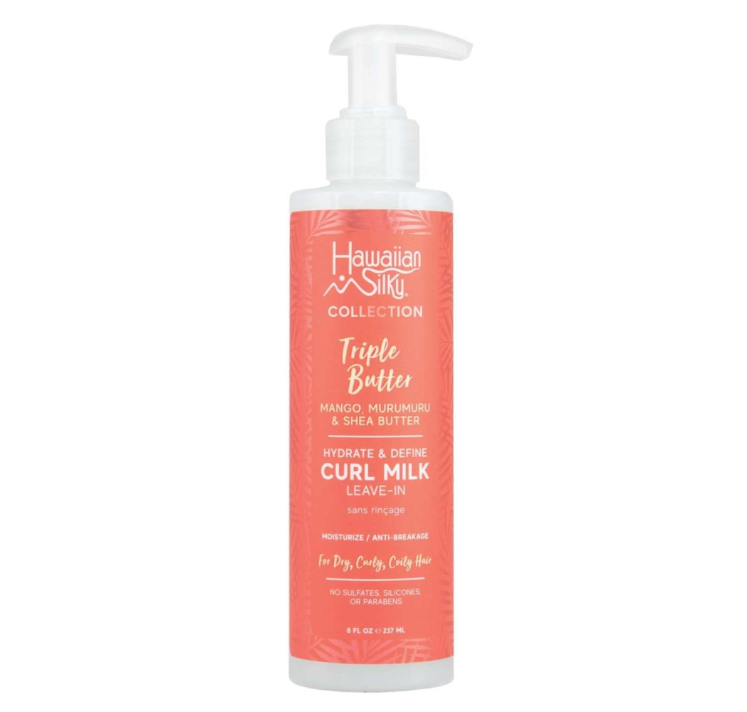 Hawaiian Silky Triple Butter Hydrate & Define Curl Milk Leave-In 237ml-Leave-in-Beauty and hair supply