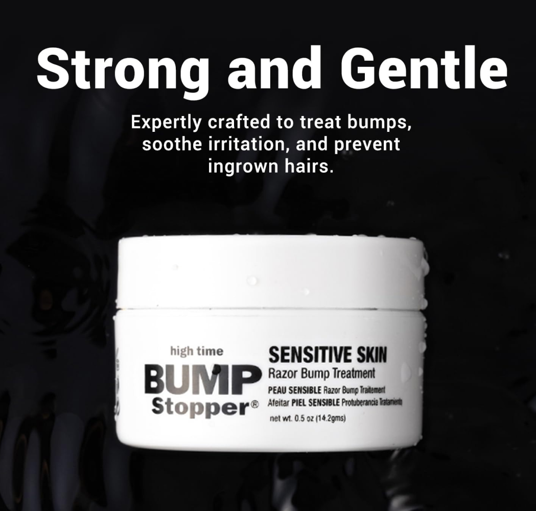 High Time Bump Stopper Treatment 1 Sensitive Labelled 14.2g-Razor Bump Elixir-Beauty and hair supply