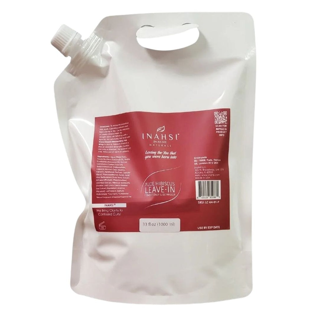 Inahsi Naturals Aloe Hibiscus Leave-In Conditioner & Detangler-Leave-in Conditioner-Beauty and hair supply