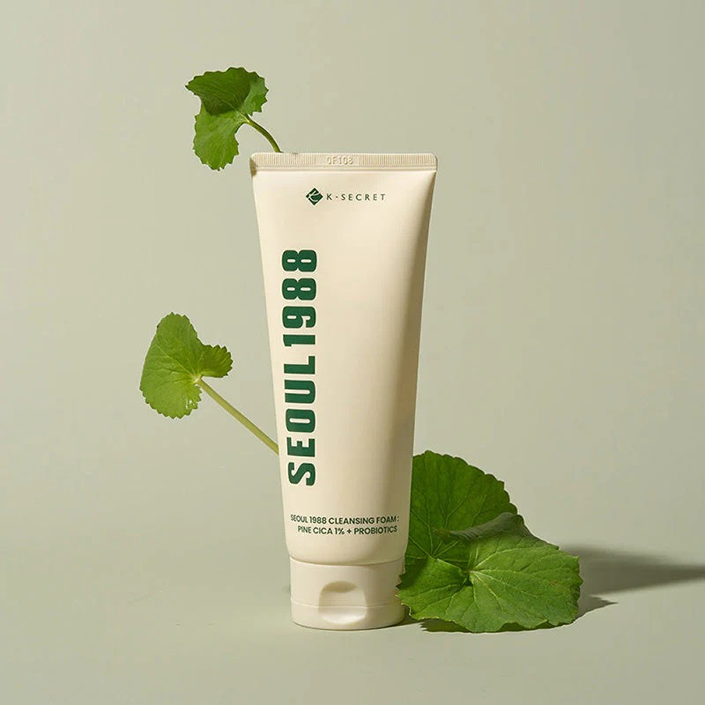 K-Secret Soeul 1988 Cleansing Foam Pine Cica 1% + Probiotics 150ml-Gel Cleanser-Beauty and hair supply