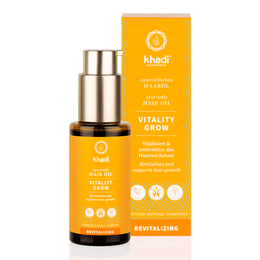 Khadi Ayurvedic Hair Oil Vitality Grow 50ml-Hair Oil-Beauty and hair supply