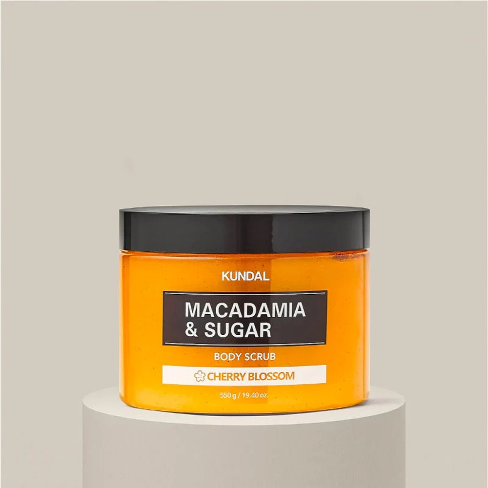 Kundal Macadamia & Sugar Body Scrub 550g-Body Scrub-Beauty and hair supply