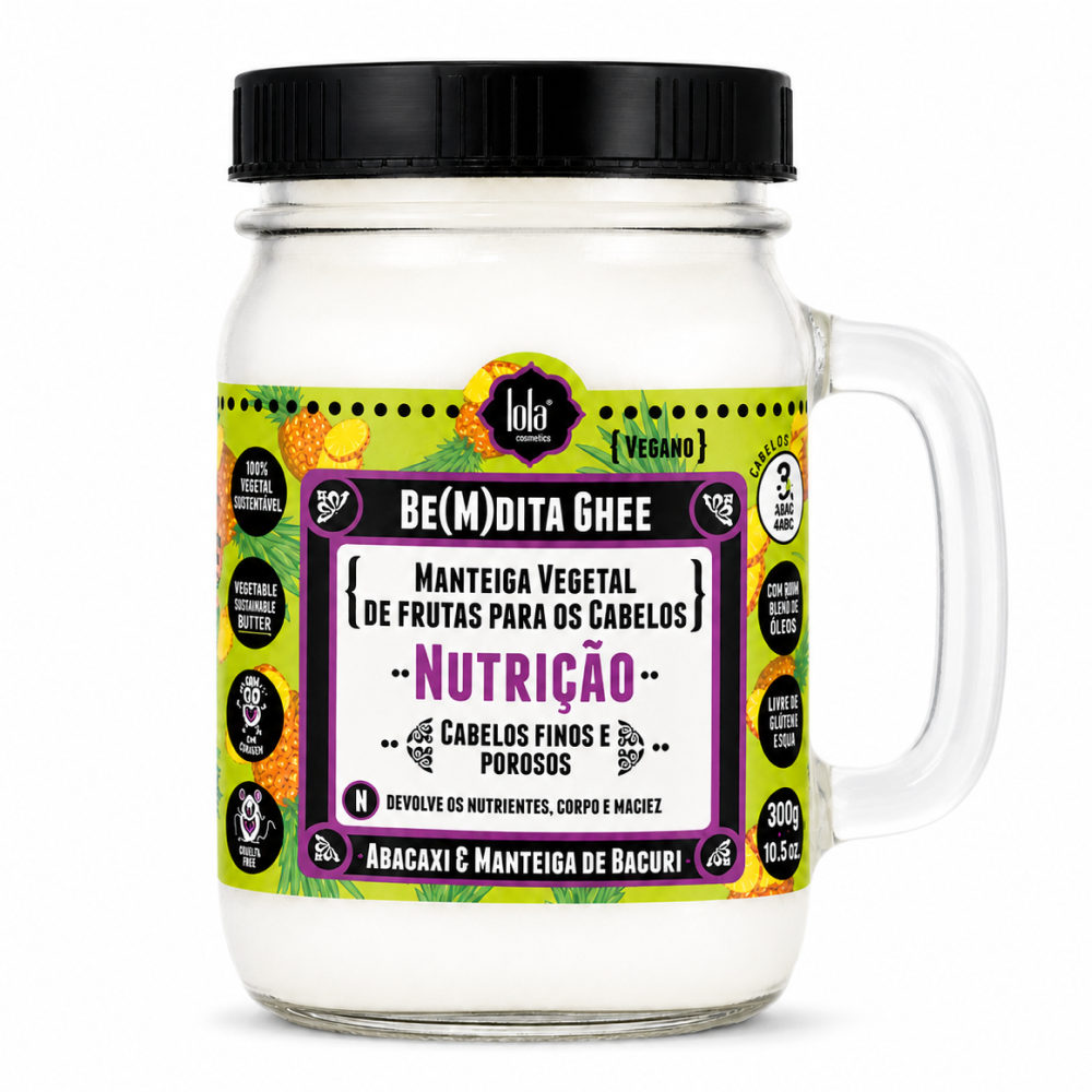 Lola Cosmetics Be(m)dita Ghee - Pineapple and Bacuri Nourishing Mask-All-Beauty and hair supply