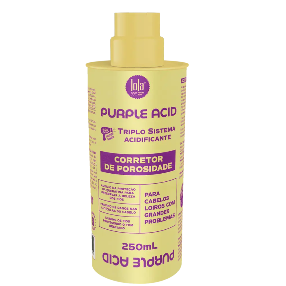Lola Cosmetics Purple Acid – Porosity Corrector 250ml-Color Repair Treatment-Beauty and hair supply