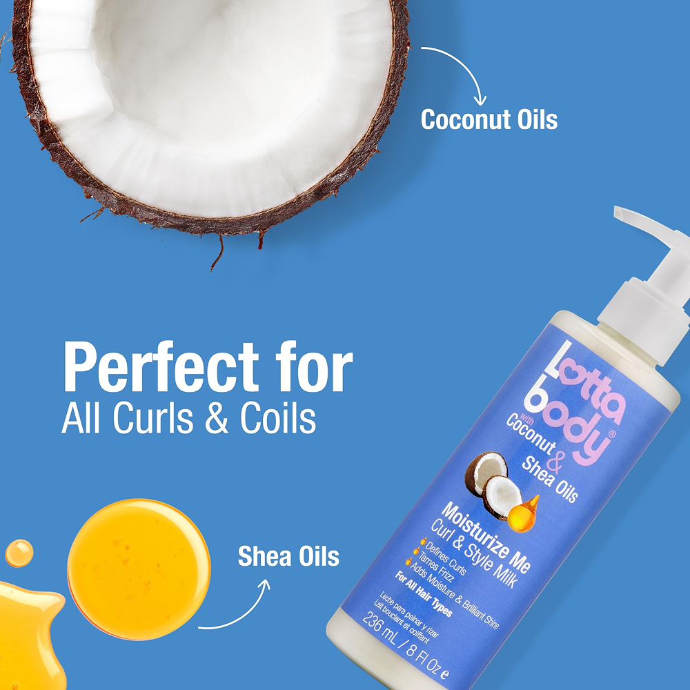 Lottabody Coco+Shea Style Milk 8oz-All-Beauty and hair supply
