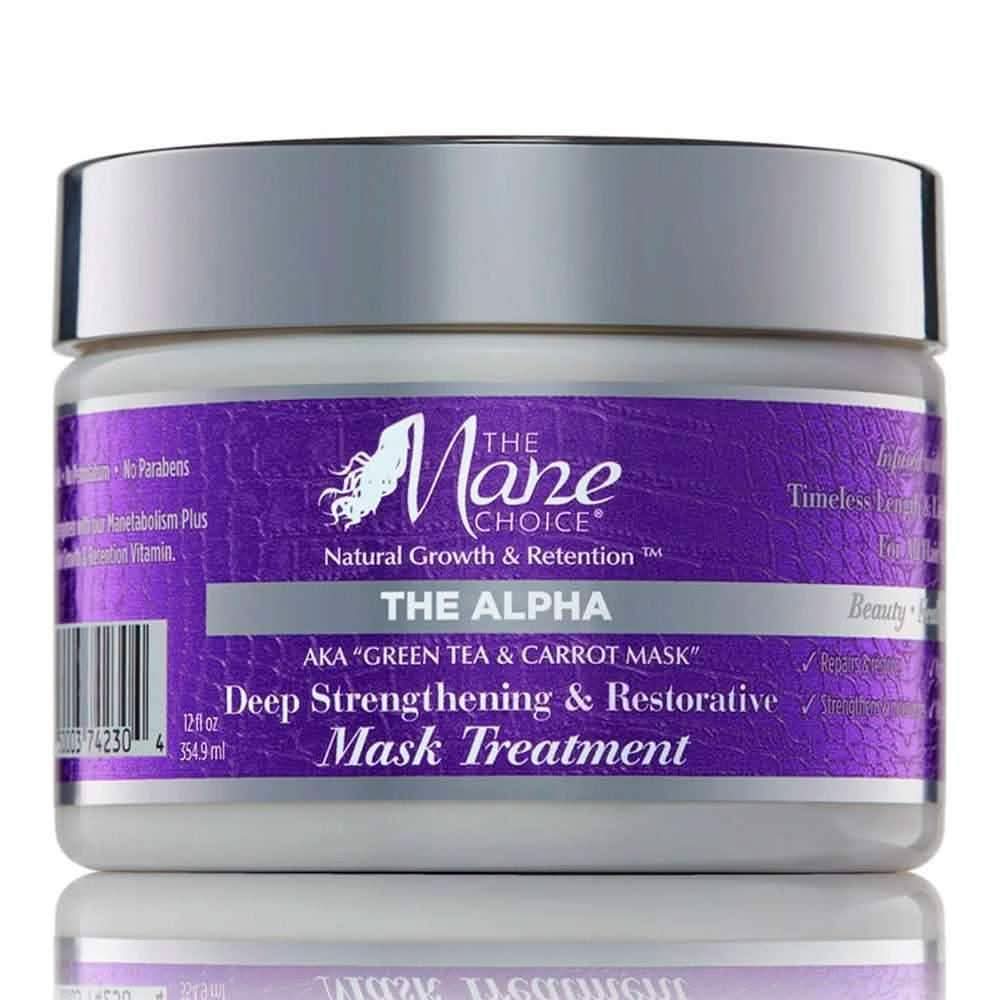 Mane Choice Alpha Green Tea & Carrot Deep Strengthening & Restorative Treatment Mask 354ml-Treatment-Beauty and hair supply