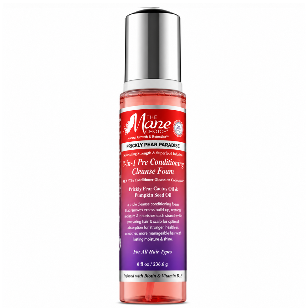 Mane Choice Prickly Pear Paradis No-Poo Conditioning Cleansing Foam 8oz-Co-Wash-Beauty and hair supply