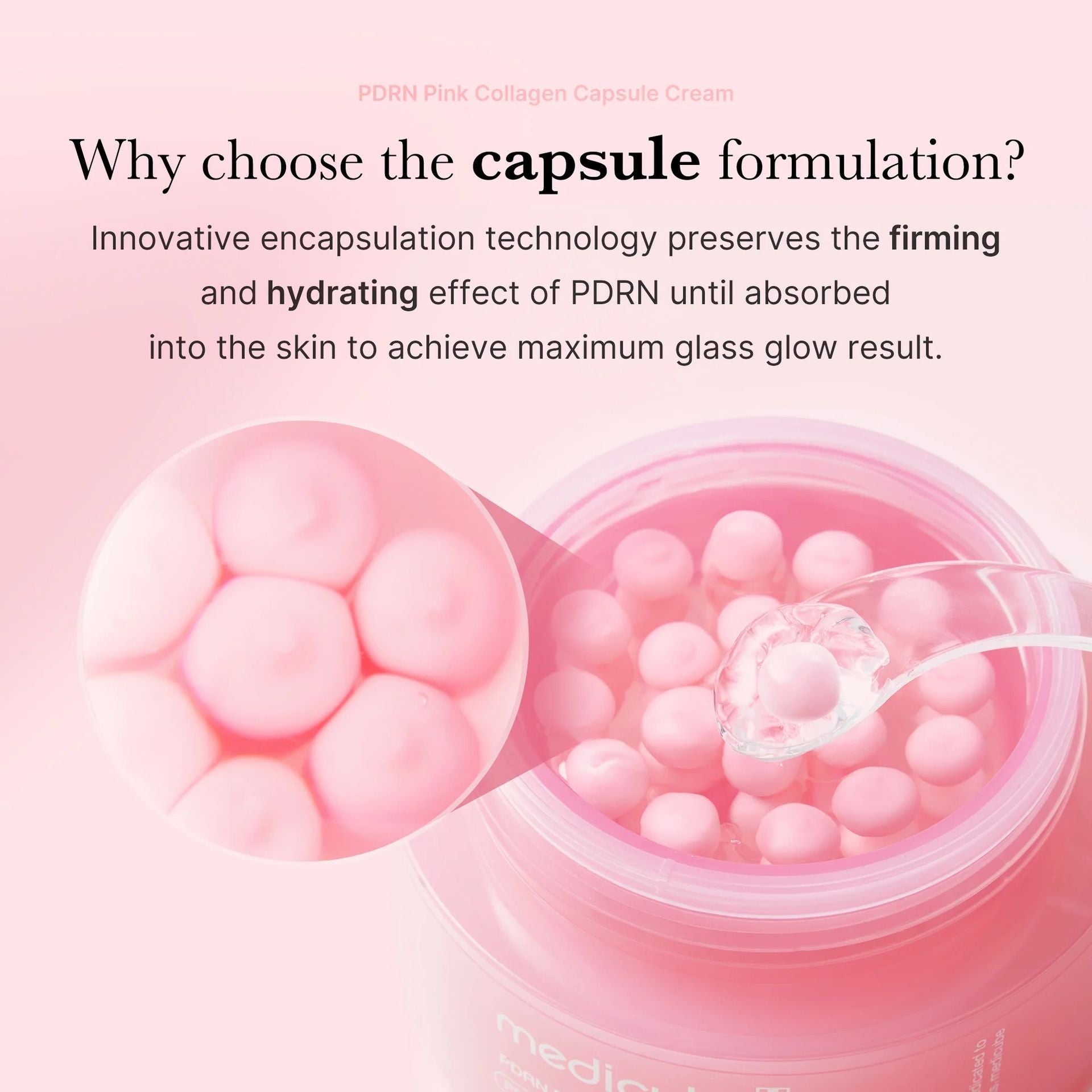 Medicube Medicube Pdrn Pink Collagen Capsule Cream 55g-Collagen Glow Moisturizer-Beauty and hair supply