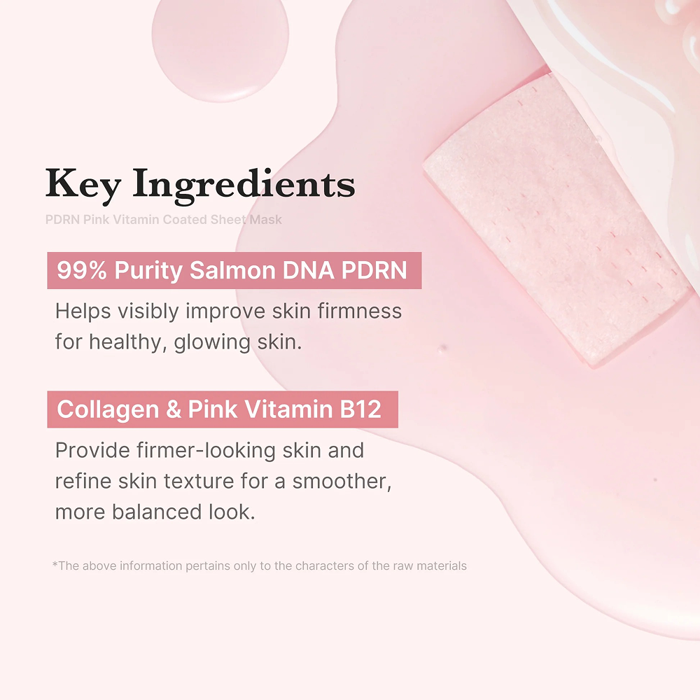 Medicube Pdrn Pink Vita Coating Mask 28g 1-Pack-Sheet Mask-Beauty and hair supply