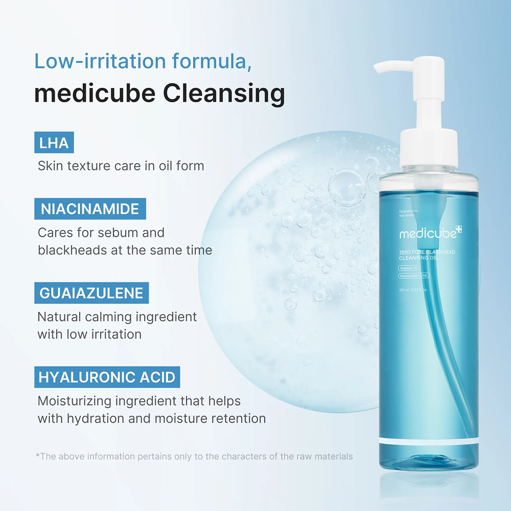 Medicube Pore Blackhead Deep Cleansing Oil 205ml-Cleansing Oil-Beauty and hair supply