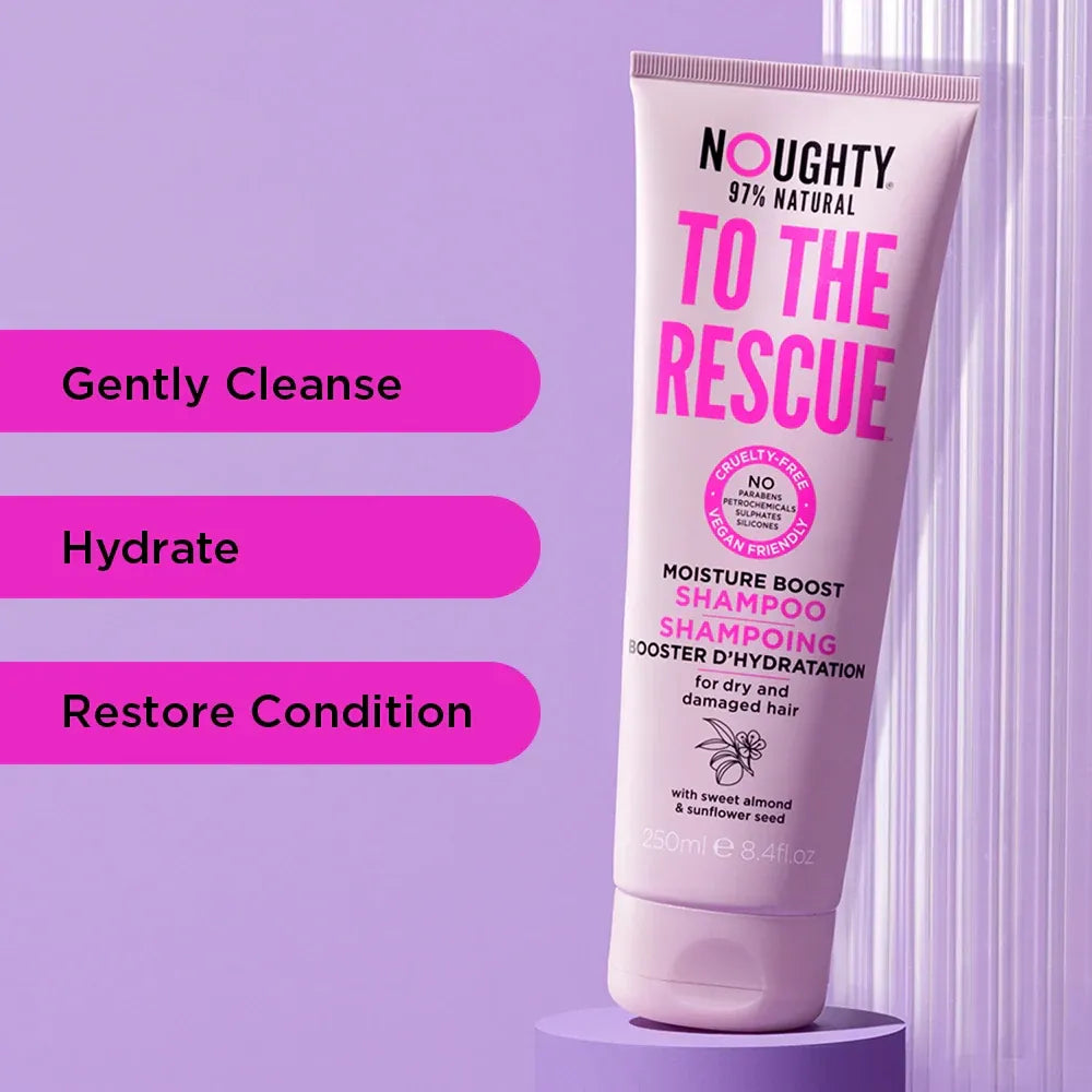 Noughty To The Rescue Moisture Boost Shampoo 250ml-All-Beauty and hair supply