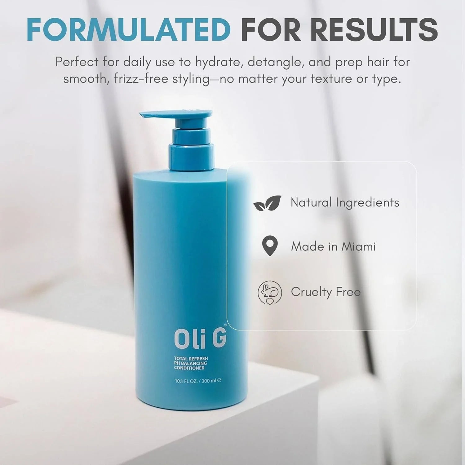 Oli G Total Refresh Ph Balancing Conditioner-Moisturizing Conditioner-Beauty and hair supply