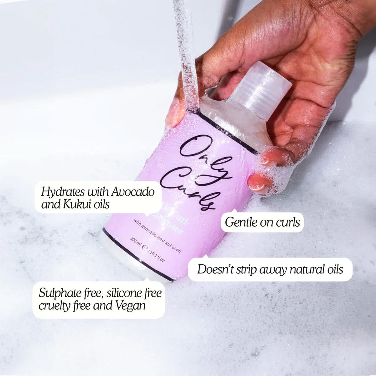 Only Curls All Curl Cleanser-Moisturizing Shampoo-Beauty and hair supply