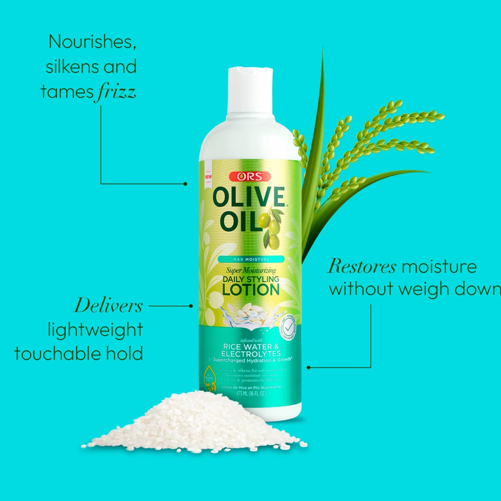 Ors Max Moisutre Rice Water Styling Lotion 473ml-All-Beauty and hair supply