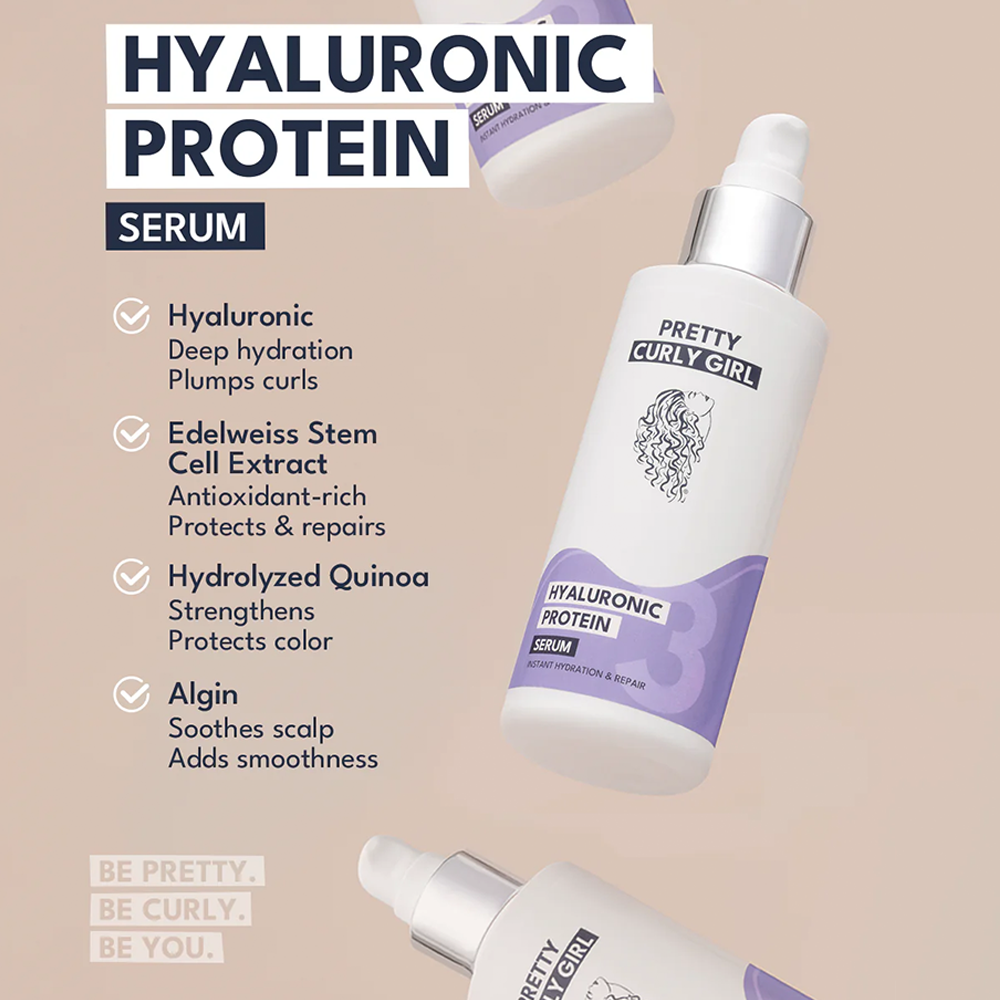 Pretty Curly Girl Hyaluronic Protein Serum-Protein Treatment-Beauty and hair supply