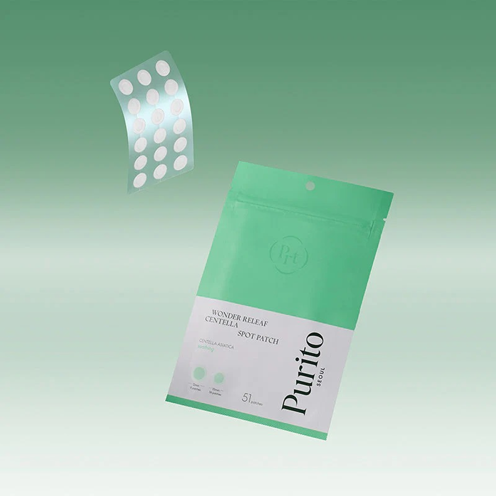 Purito Seoul Wonder Releaf Centella Spot Patch 51 Pieces-Pimple Patch-Beauty and hair supply