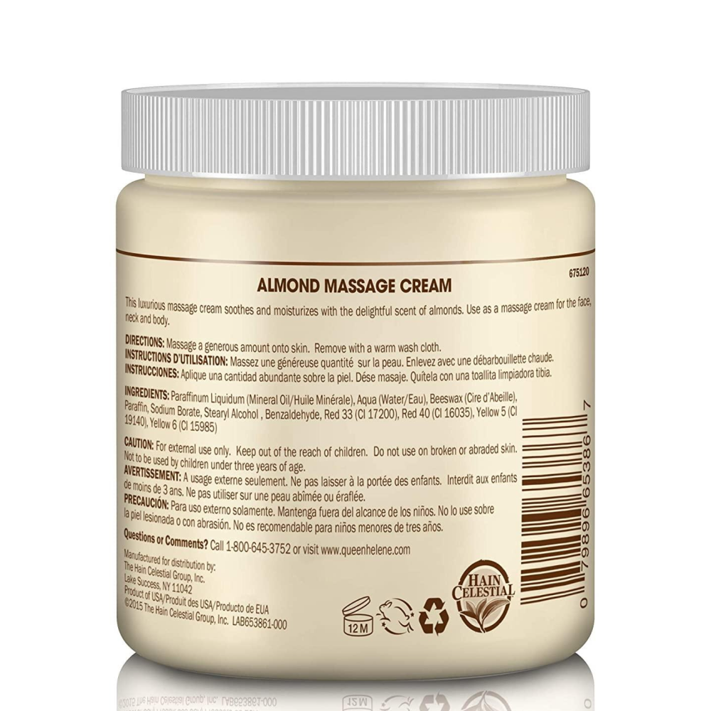 Queen Helene Almond Massage Cream 15 oz-All-Beauty and hair supply